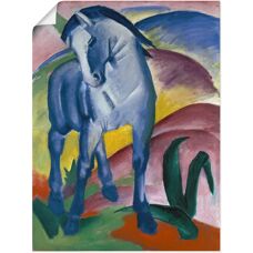 ARTLAND Blaues Pferd I. 1911. - 60×80 cm Alu-Dibond Wandbild