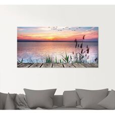 ARTLAND - Der See in den Farben der Wolken - Blau