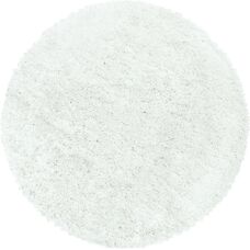 Ayyildiz Weiß Fluffy Rundteppich - 120cm Polypropylen