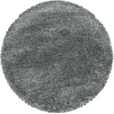 Ayyildiz Hali FLUFFY80803500LIGHTGREY rundt tæppe af polypropylen - Tæppe
