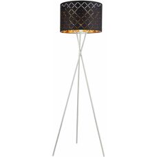 ETC-SHOP - SoggiornoFabric - Schirm schwarz - Standlampe