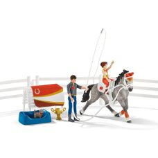 Set di vaulting di Schleich Horse Club Mia - Giocattolo