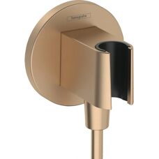 Hansgrohe FixFit S Wandanschluss - Robustes Bronzefinish