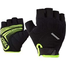Ziener Padded Cycling Gloves - Black/Yellow - Men - Size 9