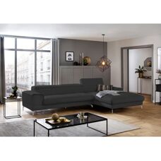 W.SCHILLIG Piedroo - Leder 4,5-Sitzer L-Form Sofa