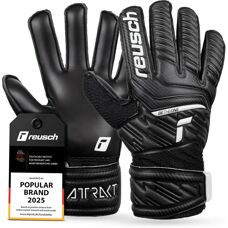 REUSCH Kinder Torwarthandschuhe Attrakt Solid Junior - Schwarz - 6