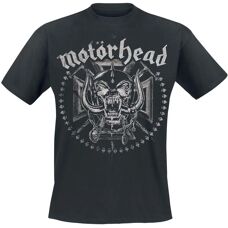Motörhead Iron Cross Swords - M - Schwarzes T-Shirt - T-Shirt
