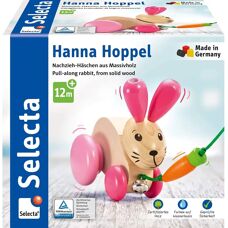 Selecta Hanna Hoppel Zieh-Hase - Holzspielzeug für Kinder