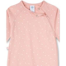 Sanetta 221594 Organic Cotton Baby Romper - Long Sleeve