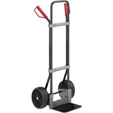 Eurokraft pro Cărucior pentru transport saci - Oțel, 280x250mm, Negru