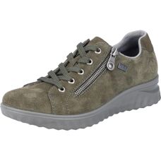 Rieker Khaki Green Suede Water Resistant Shoes - Shoes