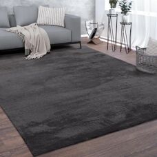 PACO HOME Cadiz 630 Grau Teppich - Rechteckig, Weich, Waschbar - Teppich