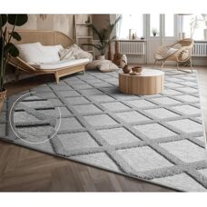 PACO HOME Utrecht 642 - Alfombra de Pelo Corto Geométrica
