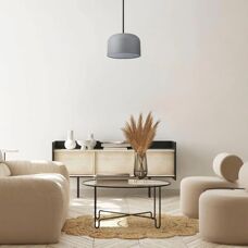 PACO HOME - Moderne LED-Hängeleuchte Grau - Beleuchtung