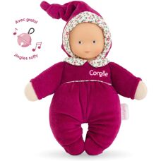 Peluches Corolle 9000060060 - faccia in vinile, 20cm, rosa