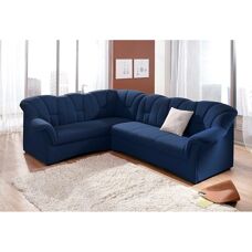 Domo collection Papenburg L-Form Microfaser-Sofa