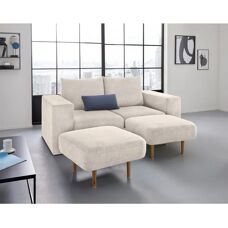 Wolfgang Joop Looksv 2,5-Sitzer Beige Sofa - Sofa