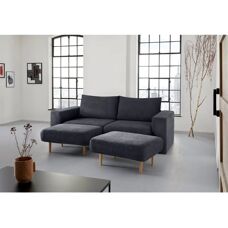 LOOKS BY WOLFGANG JOOP 3,5-Sitzer Dunkelblau Sofa - Sofas