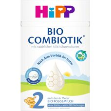 Hipp 2 Bio Combiotic Βρεφική Φόρμουλα - Χωρίς γλουτένη, βίγκαν, 600g