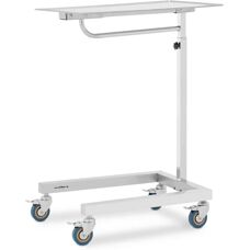 Steinberg Systems Instrument wózek - 3 koła - 60 x 40 mm - wysokości regulowane - stal nierdzewna / guma - Wózek na narzędzia