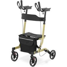 Uniprodo Gå Ryg - Champagne - 136 kg - 1050-1150 mm - Sikkerhed & Komfort