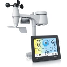 Brandson Wetterstation - 5-in-1 Außensensor - Schwarz