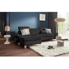 Ecksofa EXXPO - L-Form Luxusleder Couch - Sofa