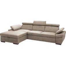 EXXPO Salerno L-Form Sofa - Microfaser Lederoptik