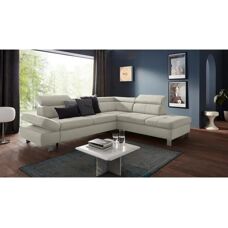 EXXPO Fiji L-Form Sofa - 7 Sitze - Webstoff Bezug