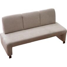 EXXPO - SOFA FASHION Beigene Microfaser 182cm 3-Sitzer