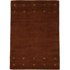 CARPETFINE - Gabbeh Uni - Braun - 60x90 cm - Teppich