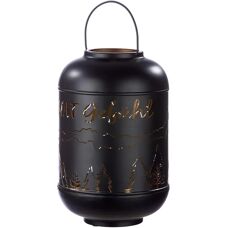 GILDE Home Feeling Metal Lantern - H 37cm, Ø 24cm - Lantern