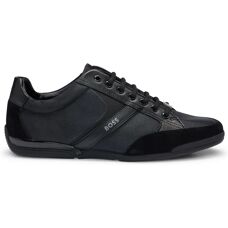 BOSS Orange Saturn Herren Low Profile Sneakers - Schwarz