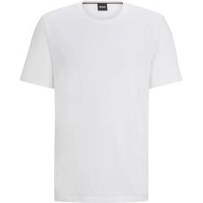 Hugo Boss Regular-fit stretch cotton T-shirt with logo detail (50515391) - white