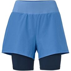 Tchibo - 2-in-1-Laufshorts Damen Gr. 38 - dunkelblau - Shorts