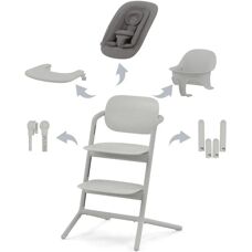 Cybex Lemo 2 Magas szék Szürke Suede - 4 az 1-ben Többcélú Baba- és Gyerekülés