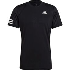 adidas Club 3 Stripe T-paita - Musta/Valkoinen - T-paita