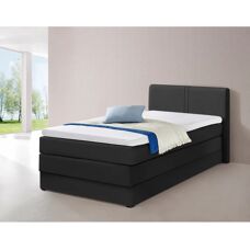HAPO Schwarzes Boxspringbett - Stauraum & Modernes Design