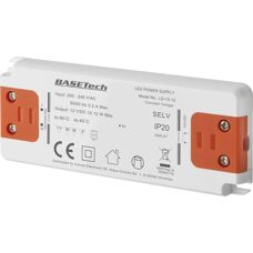 Basetech LD-12-12 LED Trafo - 12V, 12W, Möbelzertifiziert