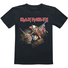 Iron Maiden Trooper T-paita - Lapset - Unisex - Musta - 104-164