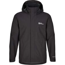 Jack Wolfskin Trailtime 2L Vesitiivis Musta Takki - Sadetakki