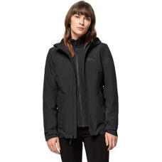 Jack Wolfskin Damen 2022 Moonrise 3-in-1 Wasserdichte Winddichte Jacke - Jack