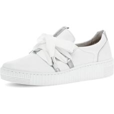 Gabor Waltz Leder-Sneaker - Weiß - Slip-On - Freizeitschuhe