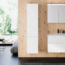 burgbad Lin20 Hochschrank Wandhängend - Weiß - 1160mm H