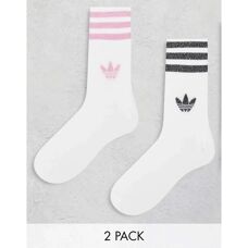 Calze da mezzo polpaccio con paillettes adidas - Bianco