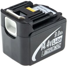 vhbw Makita Battery 9000mAh Li-ion 14.4V Black - Battery