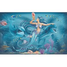 PAPERMOON Meerjungfrau-Design Ozean Fische Tapete - Wandbild