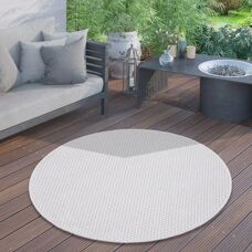 Alfombra Exterior Redonda - 160cm - Resistente y Duradera