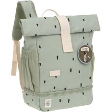 Lässig Mini Rolltop Hátizsák - Happy Prints - Világos Olíva
