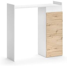 Armario lavadora Vicco Alf - Blanco, 99x98 cm, 2 cajones